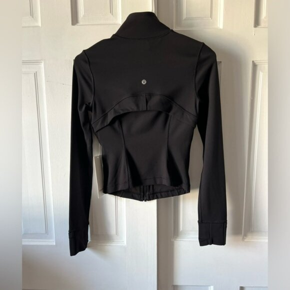 🆕Lululemon🍋 Define Cropped Jacket Nulu Black Sz 4 - Picture 10 of 12